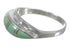 Turquoise Inlay Sterling Silver Southwestern Ring Size 6-1/2 YX81380