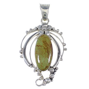 Turquoise Slide Pendant Southwestern Jewelry BW74968