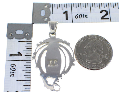 Turquoise Slide Pendant Southwestern Jewelry BW74968