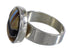 Multicolor Inlay Authentic Sterling Silver Ring Size 8-1/2 RX82163