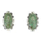 Southwestern Turquoise Inlay Silver Post Earrings AX67759