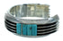 Turquoise Silver Southwestern Jewelry Cuff Bracelet AX78134