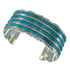 Turquoise Sterling Silver Southwest Cuff Bracelet AX78217