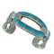 Turquoise Inlay Silver Southwest Jewelry Cuff Bracelet AX78224
