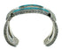 Turquoise Inlay Sterling Silver Jewelry Cuff Bracelet AX78228