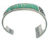 Southwestern Turquoise Sterling Silver Feather Cuff Bracelet AX78279