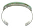 Turquoise Inlay Southwest Genuine Sterling Silver Cuff Bracelet AX78288