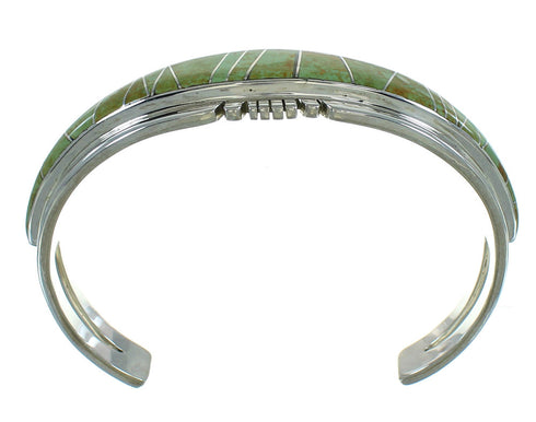 Turquoise Authentic Sterling Silver Cuff Bracelet AX78295