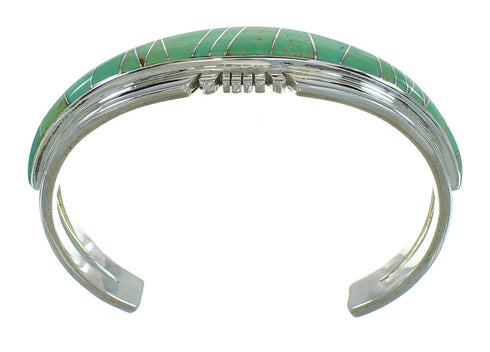Southwestern Turquoise Sterling Silver Cuff Bracelet AX78299