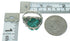 Turquoise And Silver Southwest Flower Dragonfly Ring Size 6-3/4 YX68964