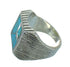 Southwest Silver And Turquoise Ring Size 4-1/2 YX68989