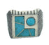 Southwestern Turquoise And Sterling Silver Jewelry Ring Size 6-1/2 YX69018
