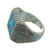 Southwestern Turquoise And Sterling Silver Jewelry Ring Size 6-1/2 YX69018