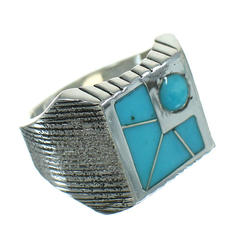 Turquoise And Sterling Silver Southwest Ring Size 6-1/2 YX69377