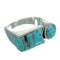Silver And Turquoise Southwest Ring Size 7-1/4 YX69404
