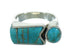 Authentic Sterling Silver And Turquoise Southwest Ring Size 7 YX69416