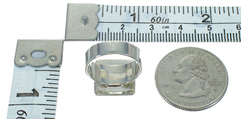 Multicolor Inlay Silver Ring Size 5-1/4 YX75291