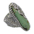 Turquoise Southwestern Silver Ring Size 7-1/2 QX74902