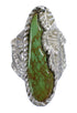 Turquoise Southwest Authentic Sterling Silver Ring Size 6-1/2 QX74905