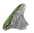 Sterling Silver Southwest Turquoise Jewelry Ring Size 5-1/4 QX74912