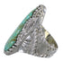 Genuine Sterling Silver Southwestern Turquoise Jewelry Ring Size 8-1/4 QX74919