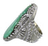 Southwestern Authentic Sterling Silver Turquoise Jewelry Ring Size 6-1/4 QX74931