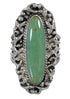 Turquoise And Silver Southwest Ring Size 4-1/2 QX74979