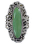 Turquoise And Sterling Silver Southwestern Ring Size 5-1/2 QX74987