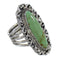 Sterling Silver And Southwest Turquoise Ring Size 6-1/4 QX75090