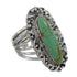 Sterling Silver And Southwestern Turquoise Ring Size 4-3/4 QX75091