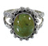 Southwest Jewelry Genuine Sterling Silver Turquoise Ring Size 6-1/4 QX75118