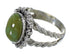 Southwest Jewelry Genuine Sterling Silver Turquoise Ring Size 6-1/4 QX75118