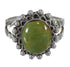 Southwestern Jewelry And Silver Turquoise Ring Size 7-3/4 QX75123