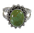 Turquoise Southwestern Silver Ring Size 5-3/4 QX75182