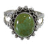 Turquoise Southwest Authentic Sterling Silver Ring Size 6-3/4 QX75185