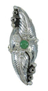 Southwestern Turquoise Sterling Silver Ring Size 5-3/4 YX76436