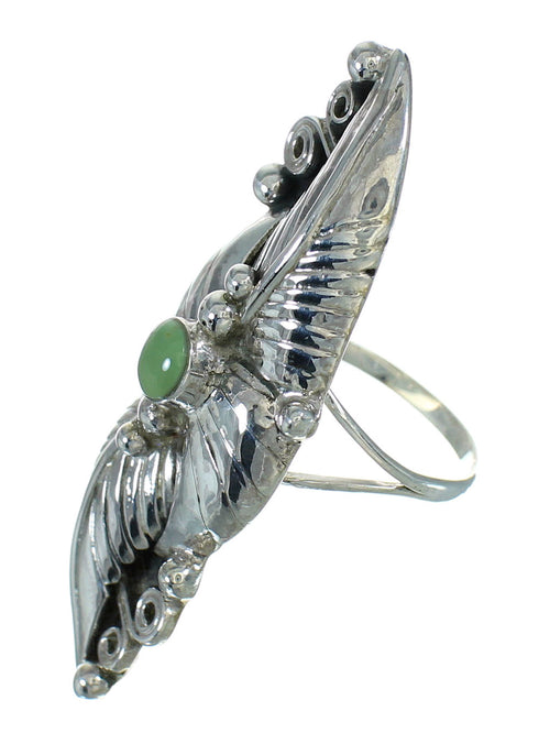 Turquoise Silver Southwest Jewelry Ring Size 6-3/4 YX76441