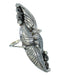 Southwest Sterling Silver Leaf Ring Size 7-3/4 YX82899