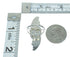 Southwestern Authentic Sterling Silver Leaf Ring Size 4-3/4 YX82932