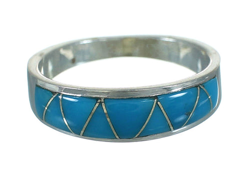 Turquoise Silver Southwest Ring Size 4-1/2 YX76447