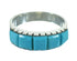 Turquoise And Authentic Sterling Silver Southwestern Ring Size 4-1/4 YX76482
