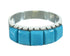 Turquoise And Sterling Silver Jewelry Ring Size 7-3/4 YX76505