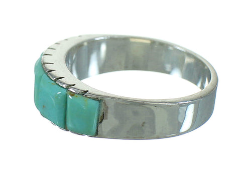 Turquoise Sterling Silver Southwest Jewelry Ring Size 5-3/4 YX76514