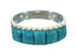 Silver Turquoise Southwest Jewelry Ring Size 4-1/2 YX76525