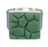 Sterling Silver Turquoise Inlay Ring Size 8-3/4 QX69104