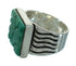 Southwest Turquoise Inlay Authentic Sterling Silver Ring Size 7 QX69140