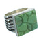 Southwest Sterling Silver Turquoise Inlay Ring Size 4-3/4 QX69145