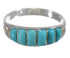 Turquoise Inlay And Authentic Sterling Silver Southwest Jewelry Ring Size 5-1/4 YX68812