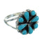Genuine Sterling Silver And Turquoise Southwest Jewelry Ring Size 6-1/4 YX71603