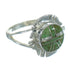Turquoise And Silver Southwest Ring Size 6-1/2 WX80252